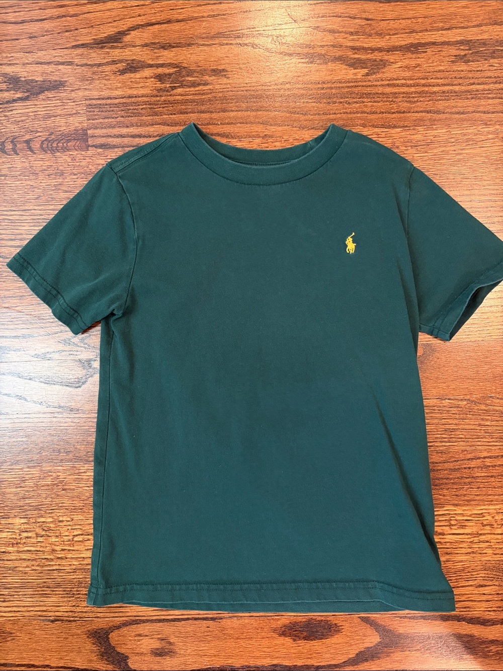Polo by Ralph Lauren Dark Green Short Sleeve Tee with Yellow Pony